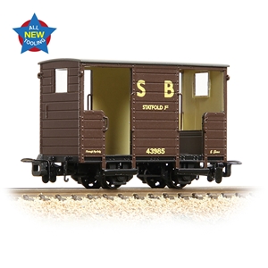 393-101 RNAD Open-End Brake Van Statfold Barn Railway Brown (image for) 393-101 RNAD Open-End Brake Van Statfold Barn Railway Brown